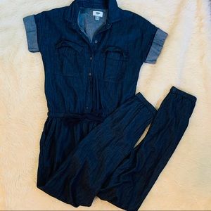 Old Navy Women’s Dark Denim Jumpsuit